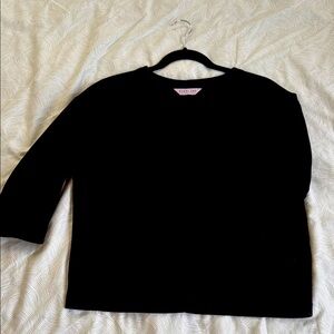 Everlane scuba black sweatshirt XS